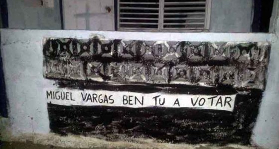 Pintan de negro local del PRD en Montecristi en rechazo por decisiones de Miguel Vargas