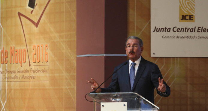 Danilo Medina dice con conteo manual y electrónico los resultados serán confiables