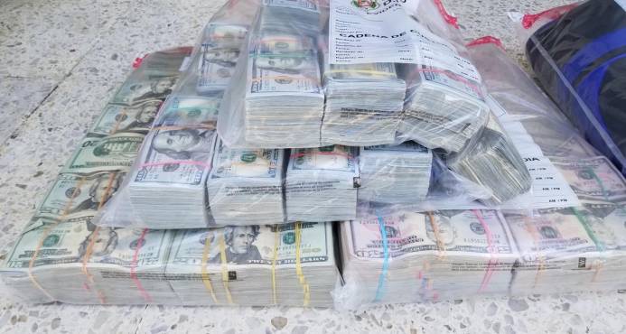 DIRECCION DE DROGAS OCUPA MAS DE 600 MIL EUROS Y DOLARES