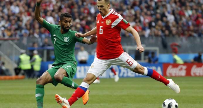Rusia completa la fiesta de apertura del Mundial con un triunfo 5-0 sobre Arabia Saudí