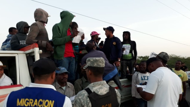MIGRACION DETIENE MAS DE 500 HAITIANOS INDOCUMENTADOS