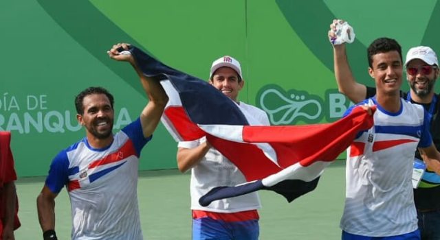 Tenistas Estrella y Cid ganan en dobles y dan oro 21 a RD en Centroamericanos