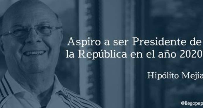 HIPOLITO JUSTIFICA SU ASPIRACION DE SER PTE