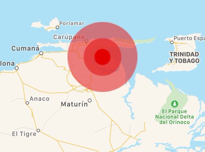 TEMBLOR DE TIERRA SACUDE A VENEZUELA