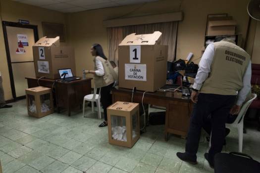 Sistema de voto electrónico funcionó