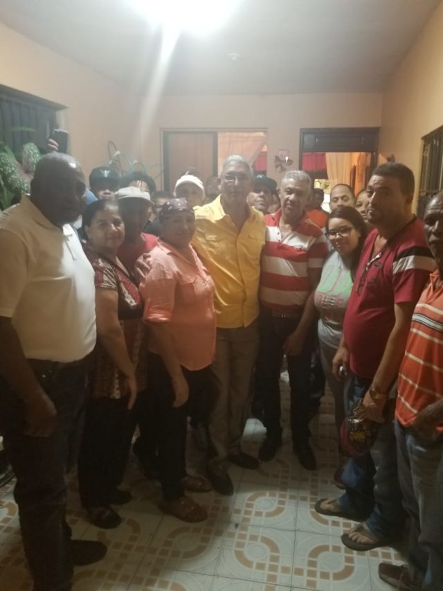 Regidor Aridio Rosa continua con sus  encuentros en la circunscripción tres
