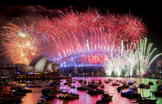 Del Pacífico a las Américas, el mundo empezó a recibir el 2019