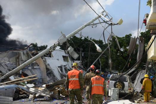 SUBE A CINCO NUMERO DE MUERTOS POR EXPLOSION