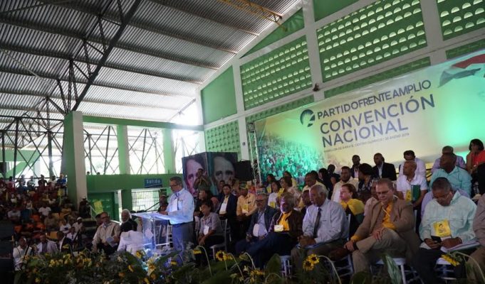 Partido Frente Amplio prioriza sacar al PLD del poder