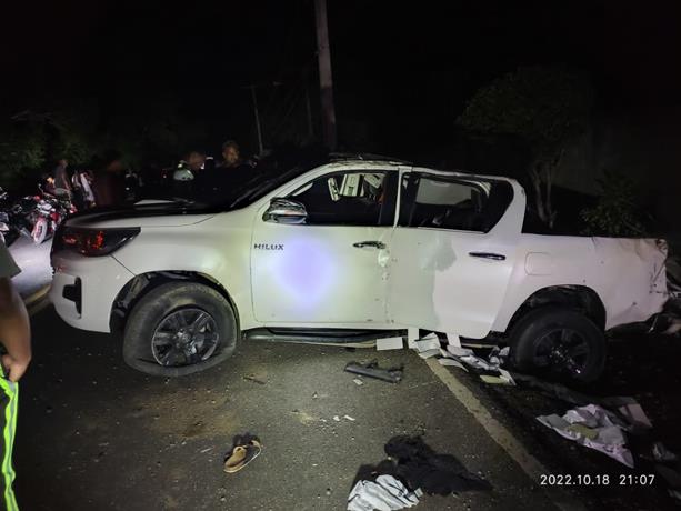Muere en accidente de transito cuando era perseguido integrante de la «compañía de Mantequilla»
