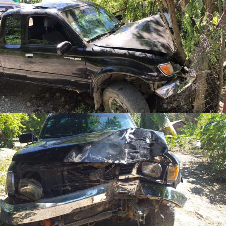 Ocho heridos en accidente de transito