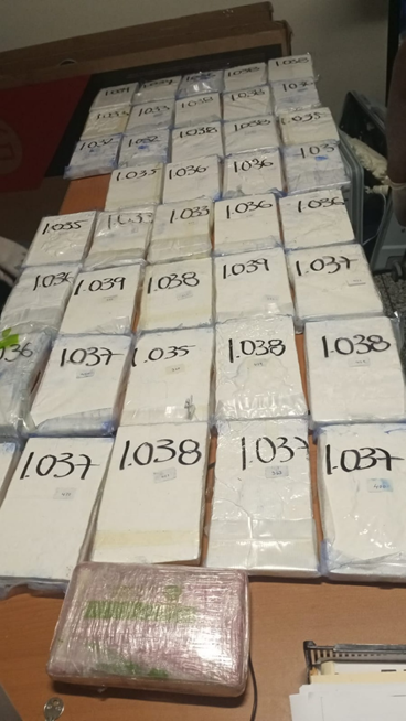 DNCD apresa dominico-costarricense con 41 paquetes de presunta cocaína