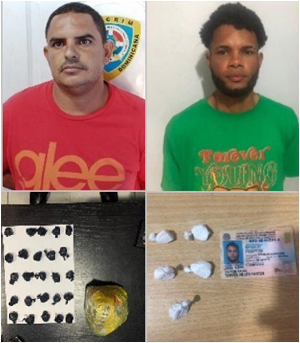 PN apresa dos personas y ocupan 32 porciones presunta droga