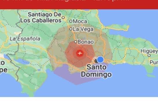 Se registra temblor de 4.5 en República Dominicana