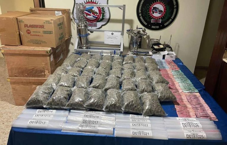 Autoridades ocupan 43 paquetes de marihuana sintética