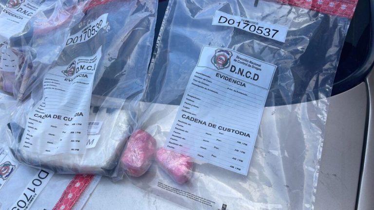 Apresan hombre con mil 223 gramos de cocaina