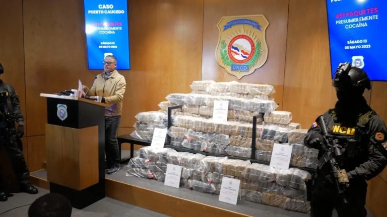DNCD decomisa de 451 paquetes de cocaína