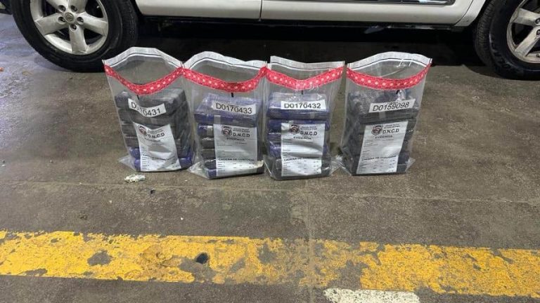 DNCD  impide envío por el ferry de 30 paquetes de cocaina