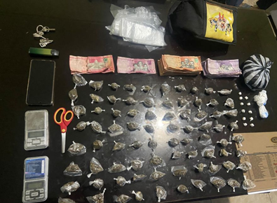 Policía Nacional apresa hombre tras ocuparle más de 90 porciones de drogas