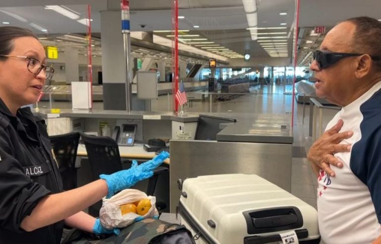 Multan a un dominicano con 300 dólares por llevar mangos