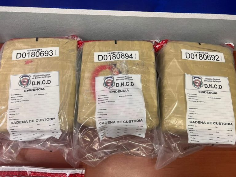 Desmantelan en Santiago centro de distribución de drogas: arrestan a 3 y ocupan más de 25 mil gramos