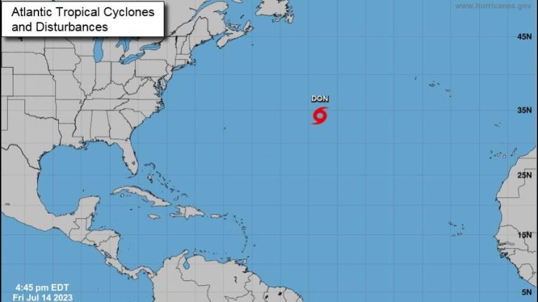 Se forma la tormenta subtropical Don