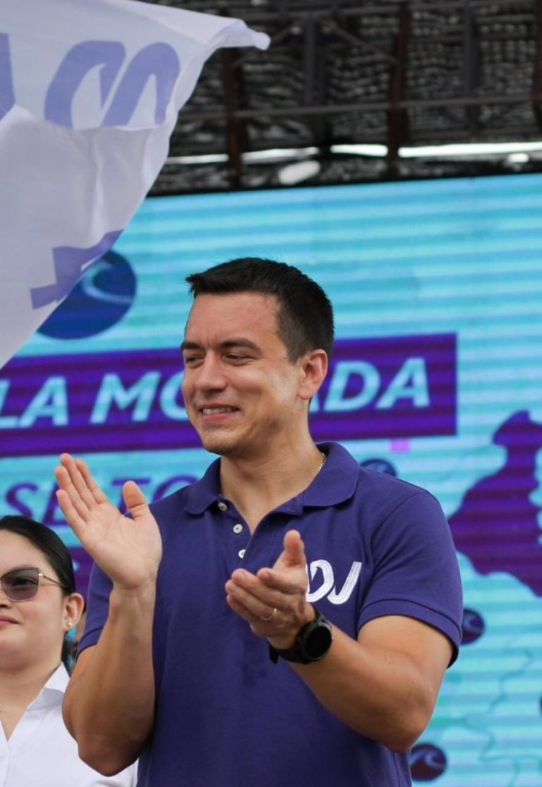 Tiroteo sin víctimas durante cierre de campaña del candidato presidencial Daniel Noboa