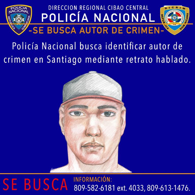 Policía  busca identificar autor de crimen en  mediante retrato hablado