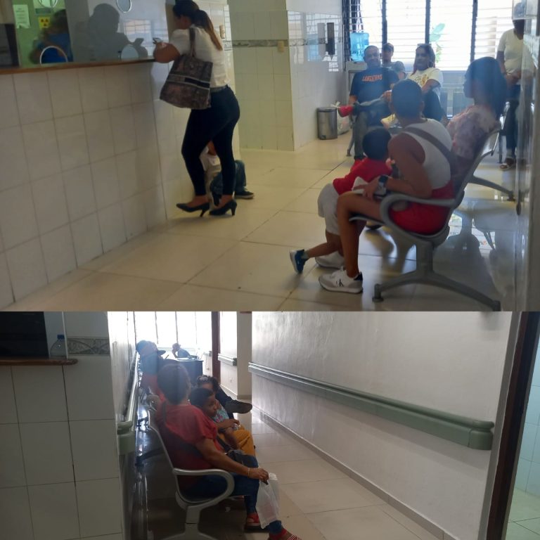 Gran afluencia de pacientes febriles a centros de salud