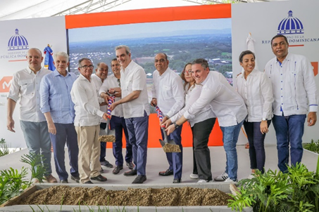 Presidente Abinader deja iniciados  trabajos de construcción de la circunvalación de Navarrete