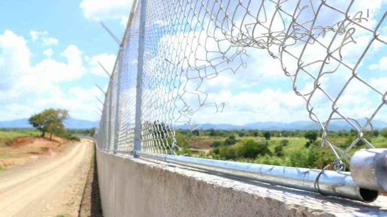 Cortan malla ciclónica en tramo de la verja fronteriza