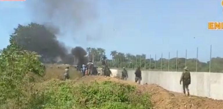 Haitianos protestan contra militares dominicanos