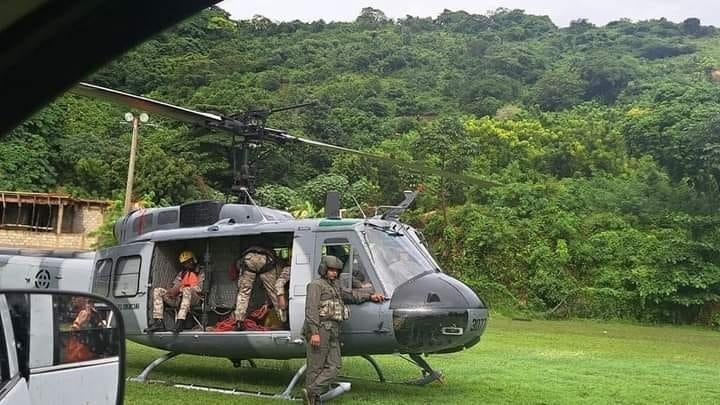 Tratan de rescatar a un coronel, un raso de Politur y a un haitiano atrapados en una cueva