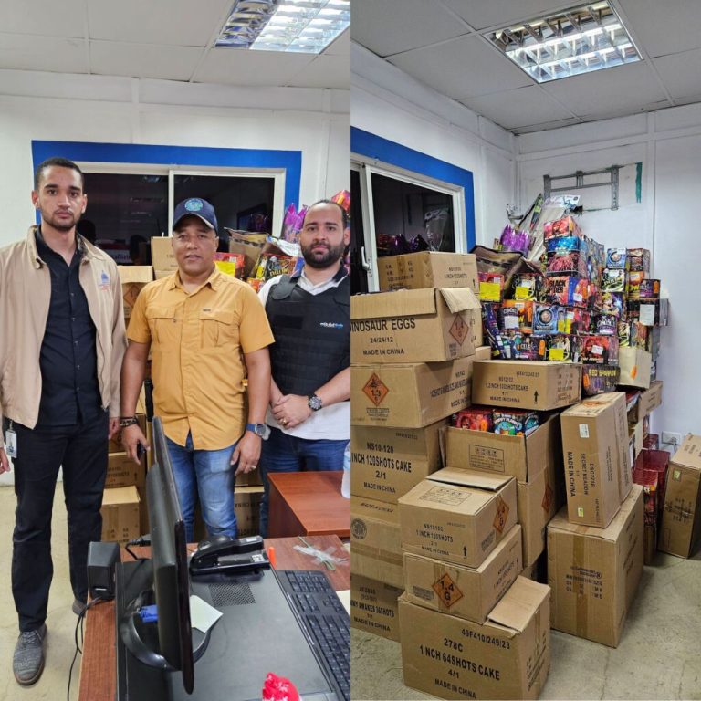 Desmantelan red de distribución ilegal de fuegos artificiales