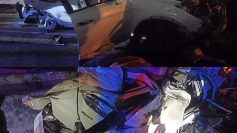 Mueren tres en accidente de tránsito en la autopista del Coral