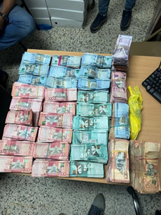 Policía Nacional ocupa más de diez millones de pesos en allanamiento