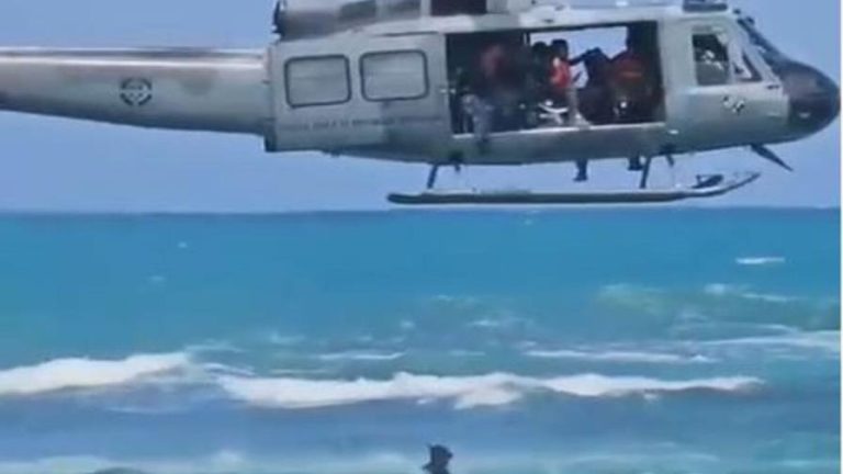 Reportan tres desaparecidos en playa El Bronx