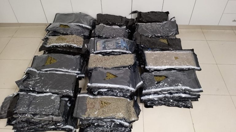 INCAUTAN 118 PAQUETES DE MARIHUANA EN AEROPUERTO DEL CIBAO