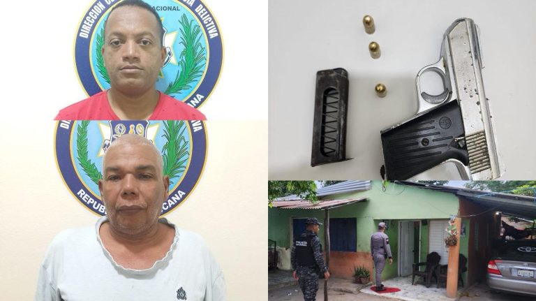 Apresan dos sujetos con una arma de fuego sin documentos