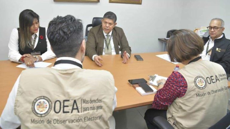 OEA comienza trabajos de observación para comicios del domingo