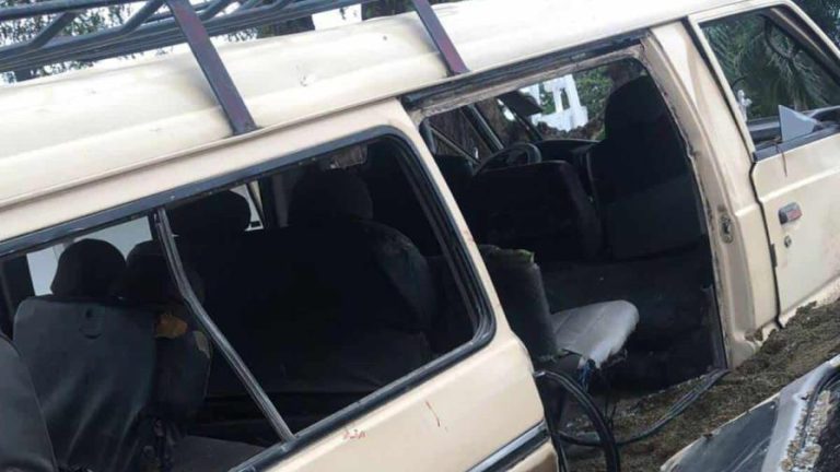 Un muerto y 10 heridos al accidentarse guagua en que viajaban