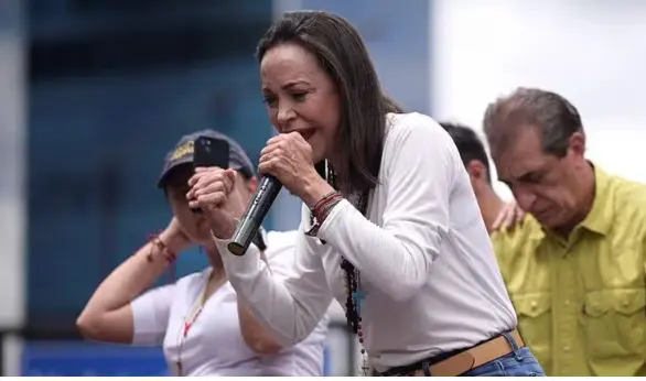 María Corina Machado llamó a los venezolanos a manifestarse en contra del fraude electoral