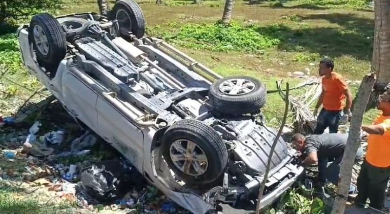 Niño de 4 años pierde la vida y tres personas resultan heridas en accidente de tránsito