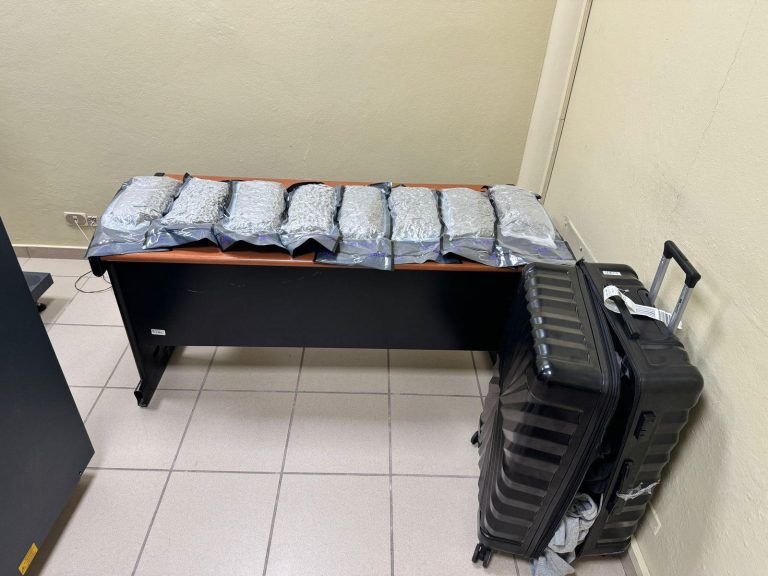 Incautan ocho paquetes de marihuana en Aeropuerto Cibao