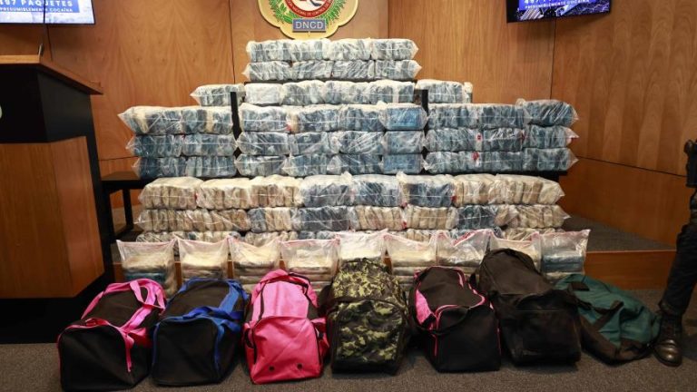 Autoridades decomisan 497 paquetes de droga