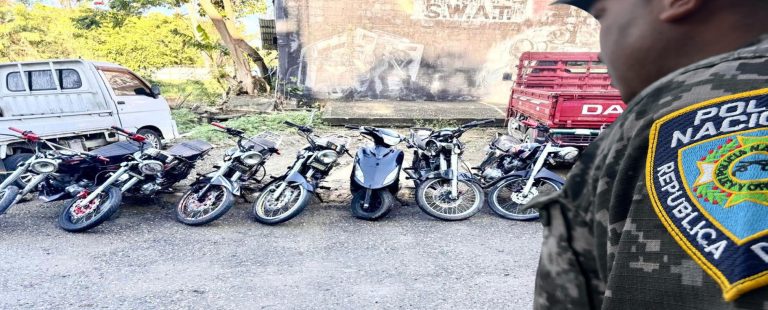 PN EN SANTIAGO RECUPERA 8 MOTOCICLETAS ROBADAS EN 48 JORAS