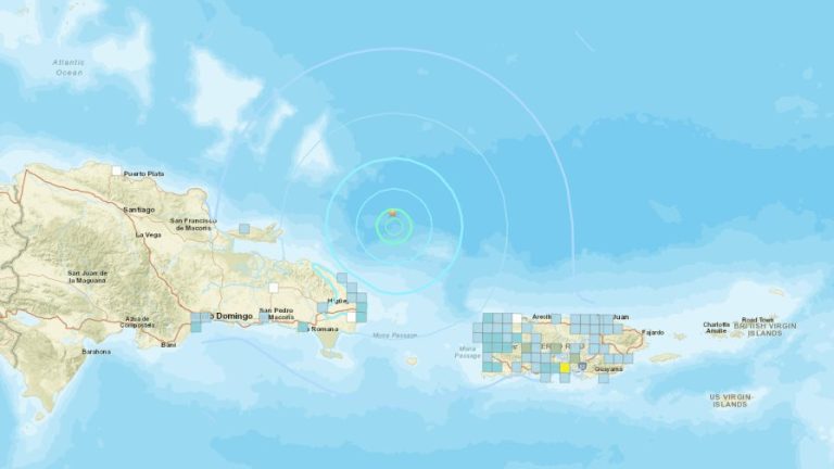 Temblor de 5.4 estremeció zonas de Rep. Dom.
