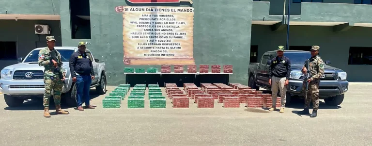 Ejército decomisa contrabando de más de 400 mil cigarrillos en una camioneta