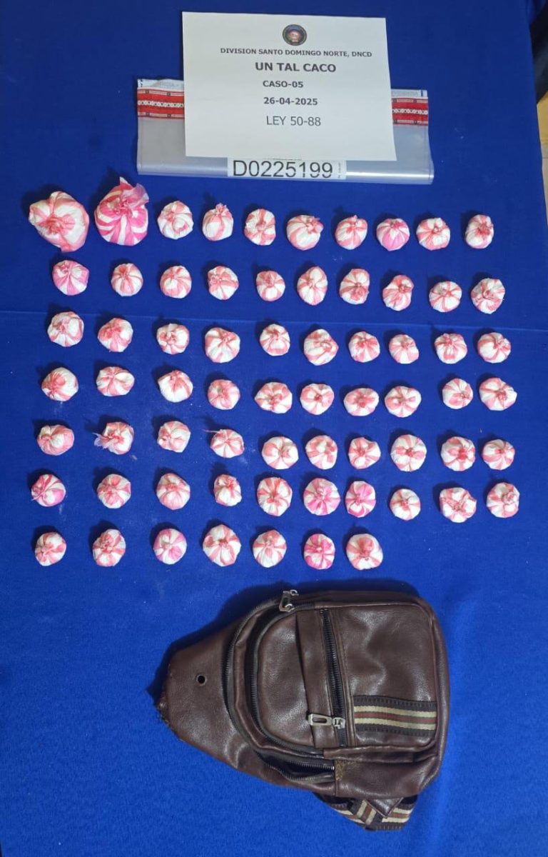 DNCD ocupa 263,925 gramos de drogas y apresa 1,128 personas