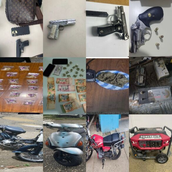 Policía Nacional arresta 16 personas por distintos delitos